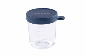 Glass Silicone Container Navy