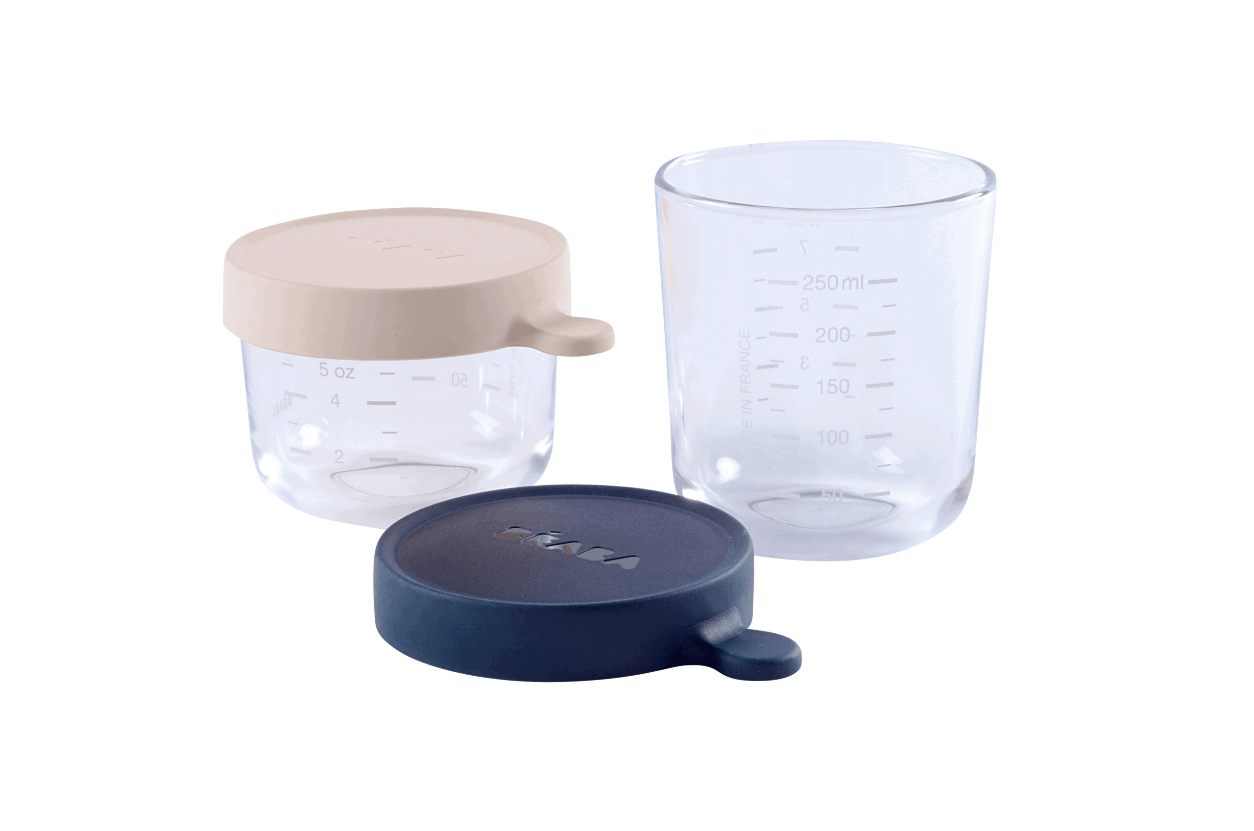 Glass Silicone Container Set