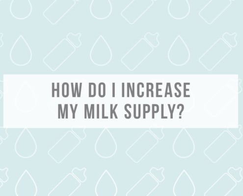 How do i increase my milk supply?