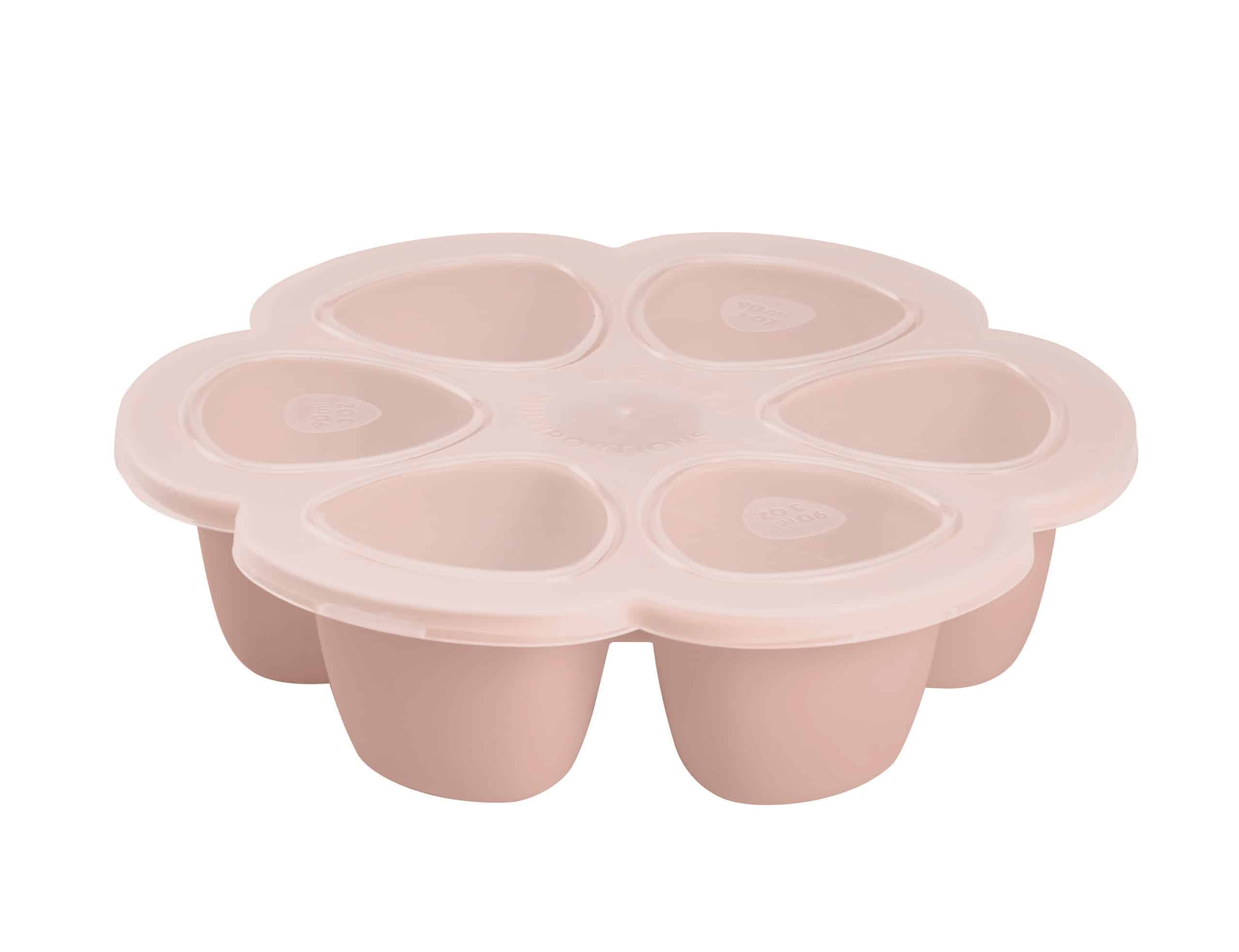 Beaba multiportions in rose with lid