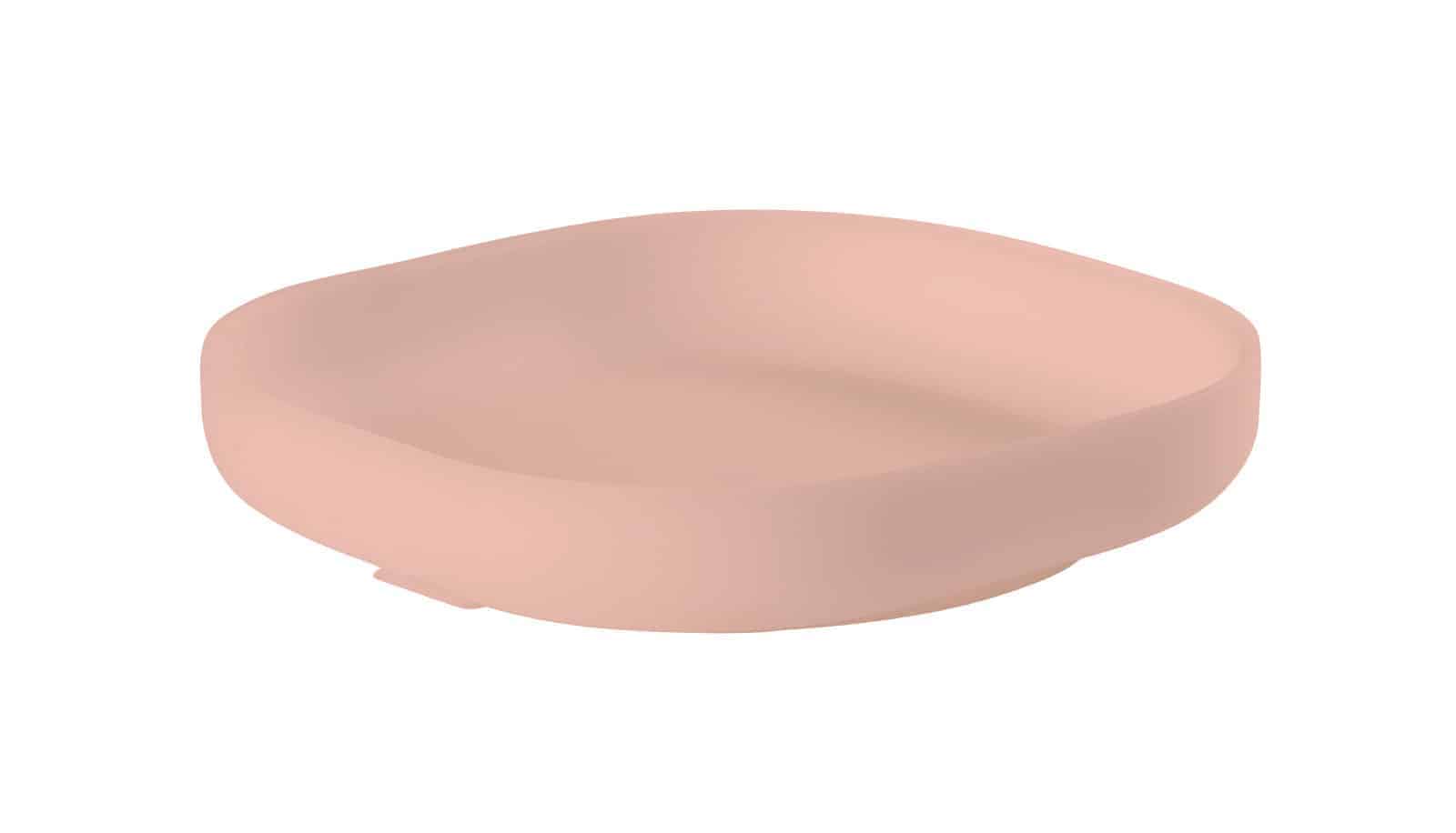 Beaba Silicone Suction Plate Rose