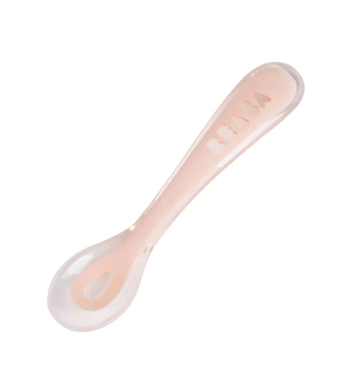 Baby’s First Foods Silicone Spoon Rose