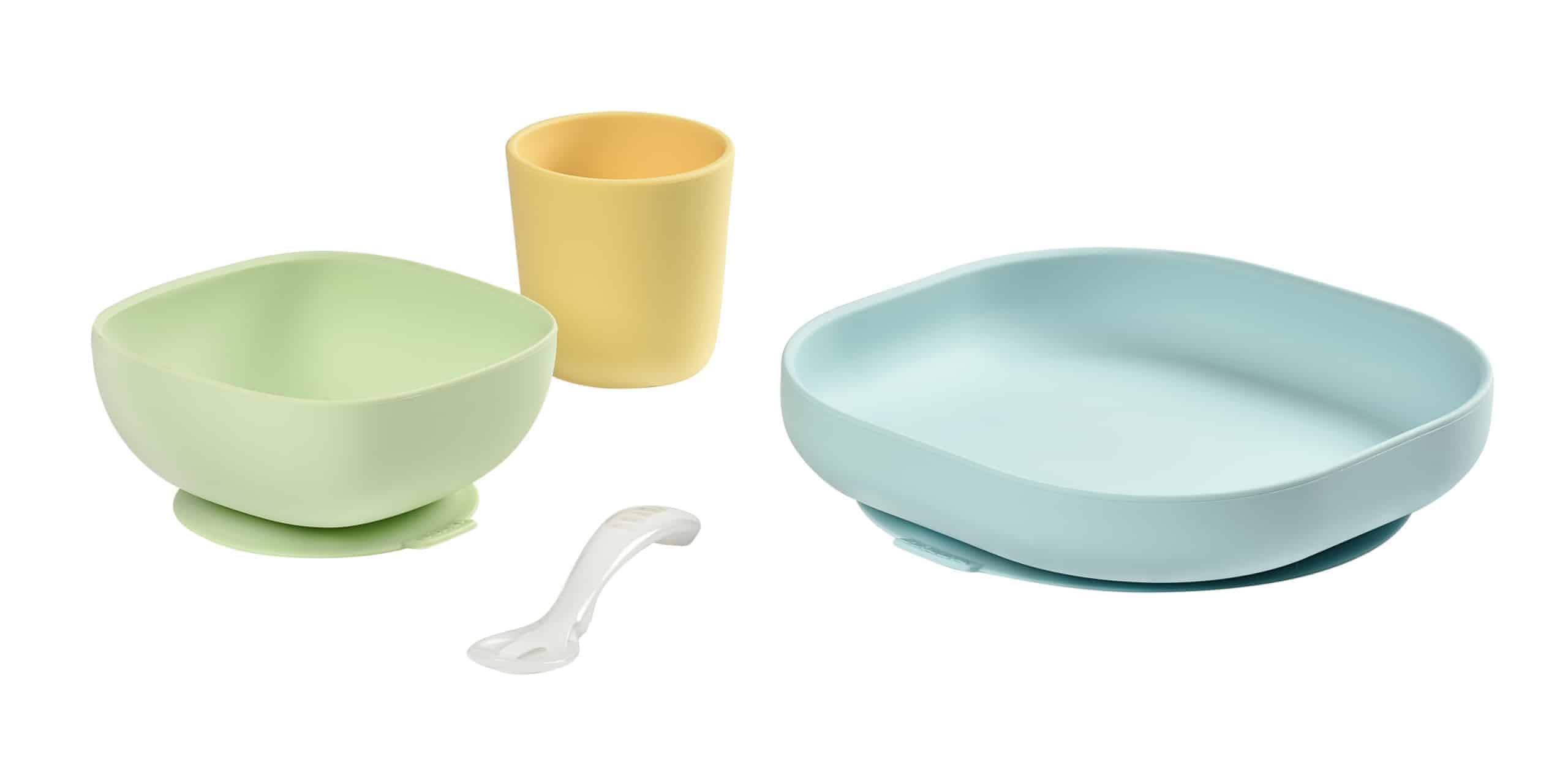 Beaba suction meal set in pastel