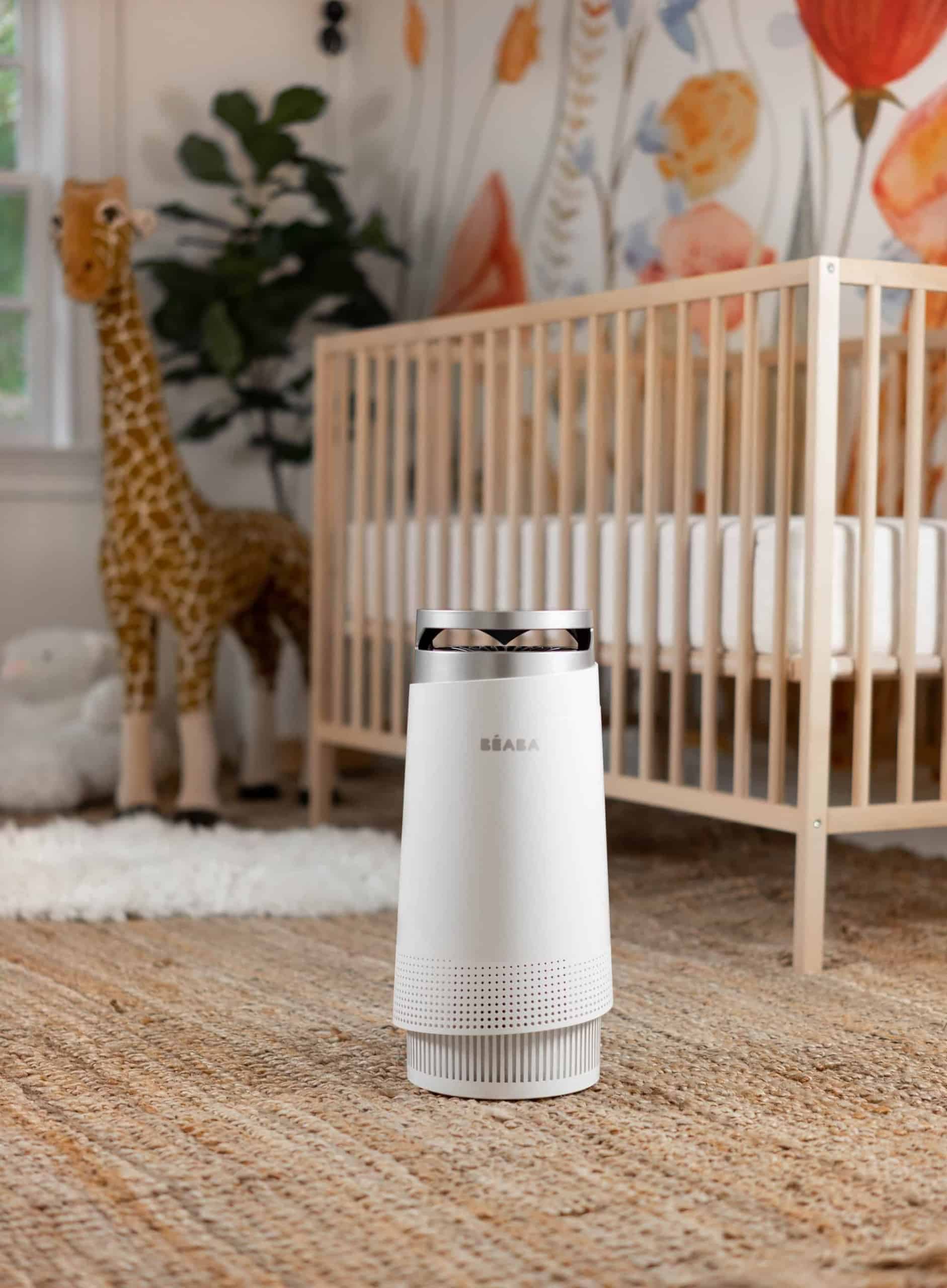 Beaba Air Purifier in baby's nursery