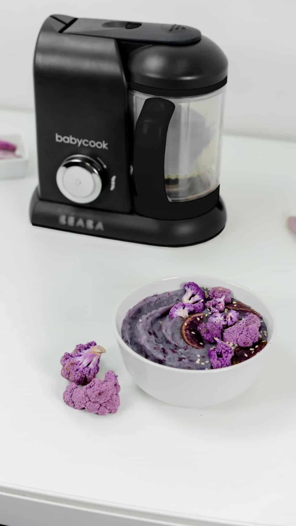 Beaba Babycook Black with Purple Puree