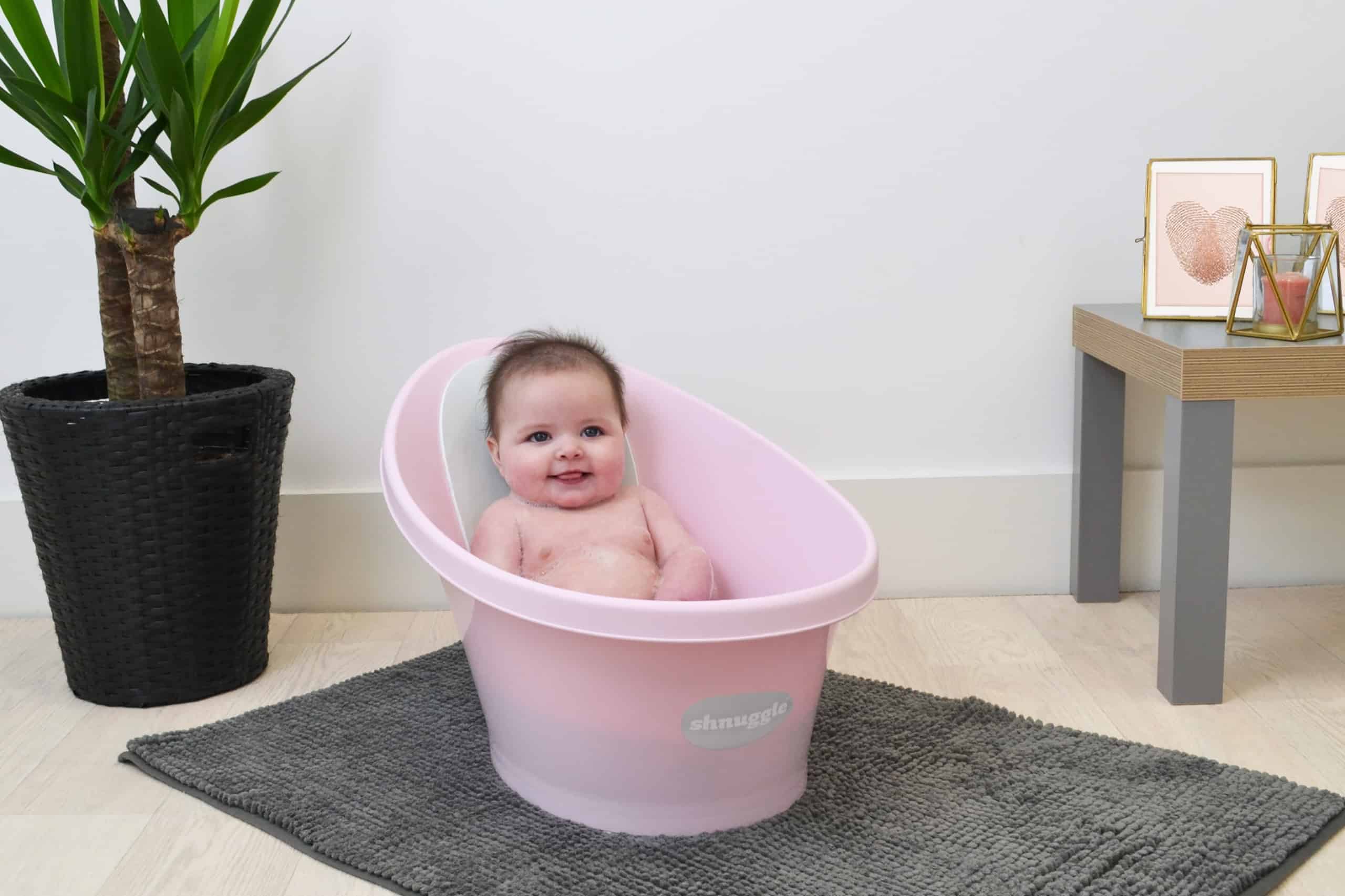 Shnuggle Baby Bath Bum Bump Support Cosy Foam Back Rest Non-Slip Assorted Colors 