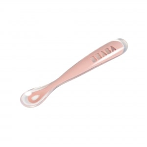 First Foods Baby Spoon Single - Rose