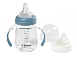 Beaba 2-in-1 Training Bottle Rain Drinkware for Babies