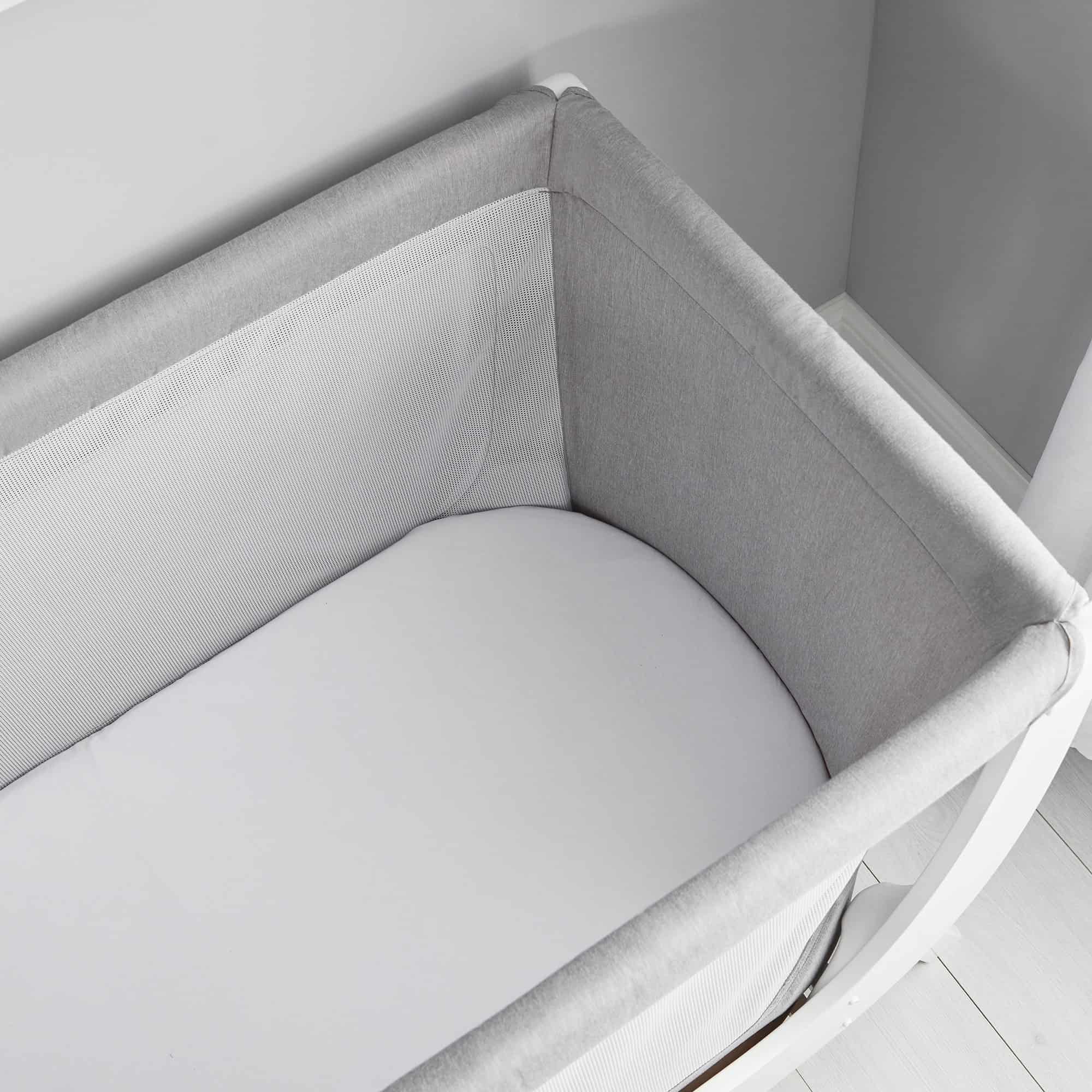 Shnuggle Full Size Crib Air-Flow Mattress In Crib