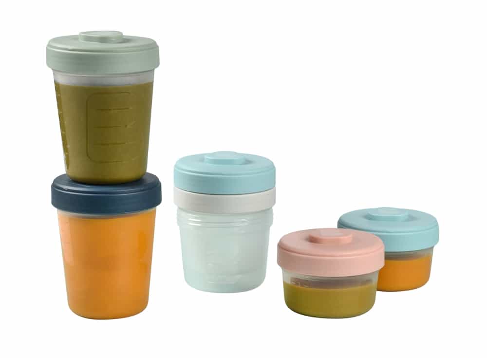 BEABA Baby Food Clip Containers Set of 6 - Medium - Béaba USA