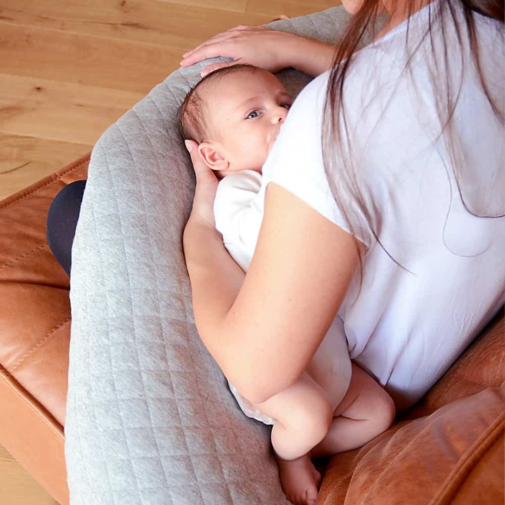 Big Flopsy Maternity Nursing Pillow with Baby