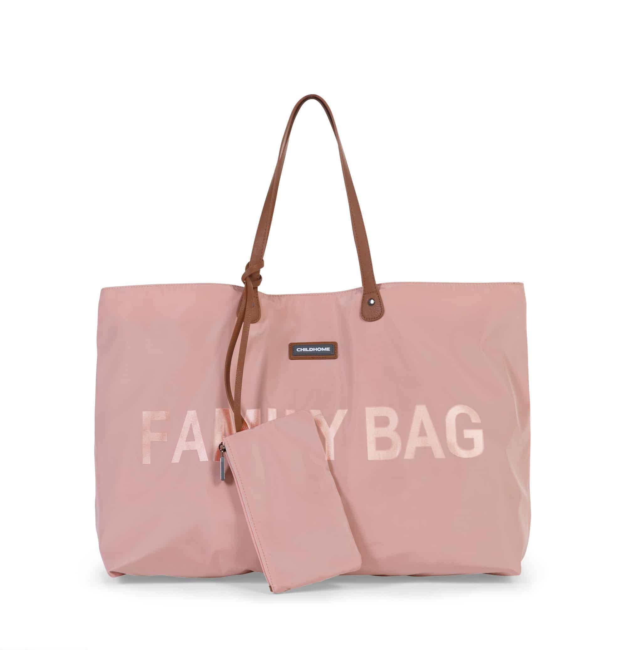 Front of Childhome Family Bag in Pink Copper