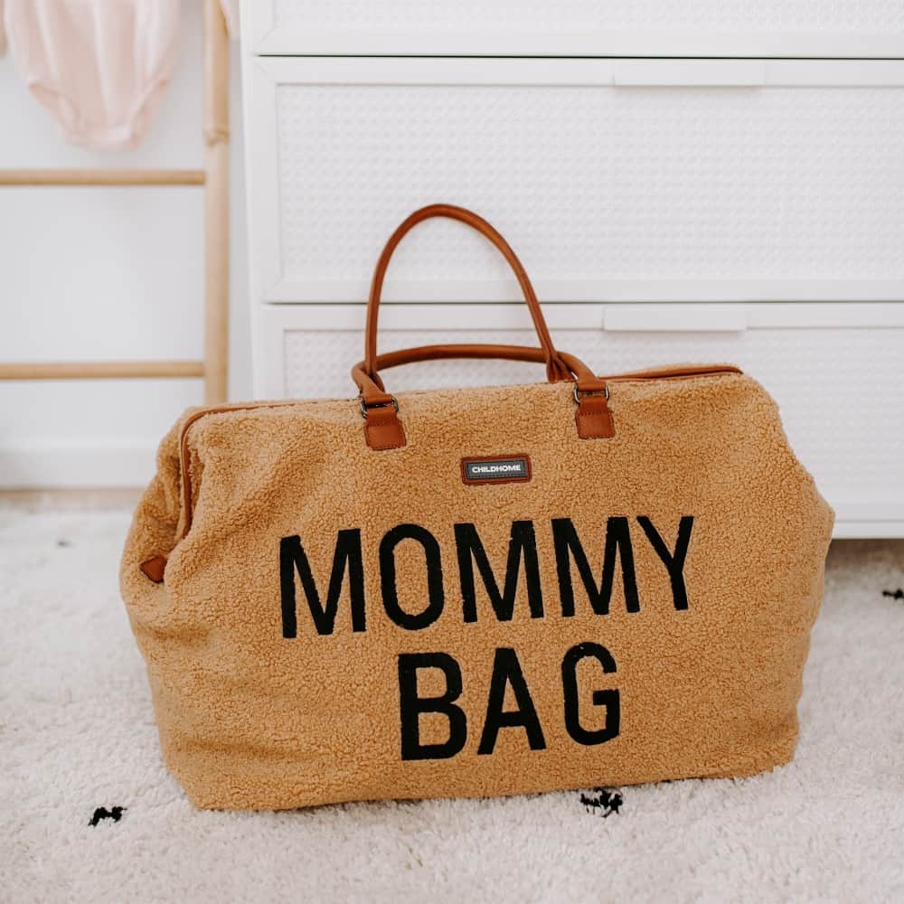 Childhome Mommy Bag Teddy Beige In Nursery