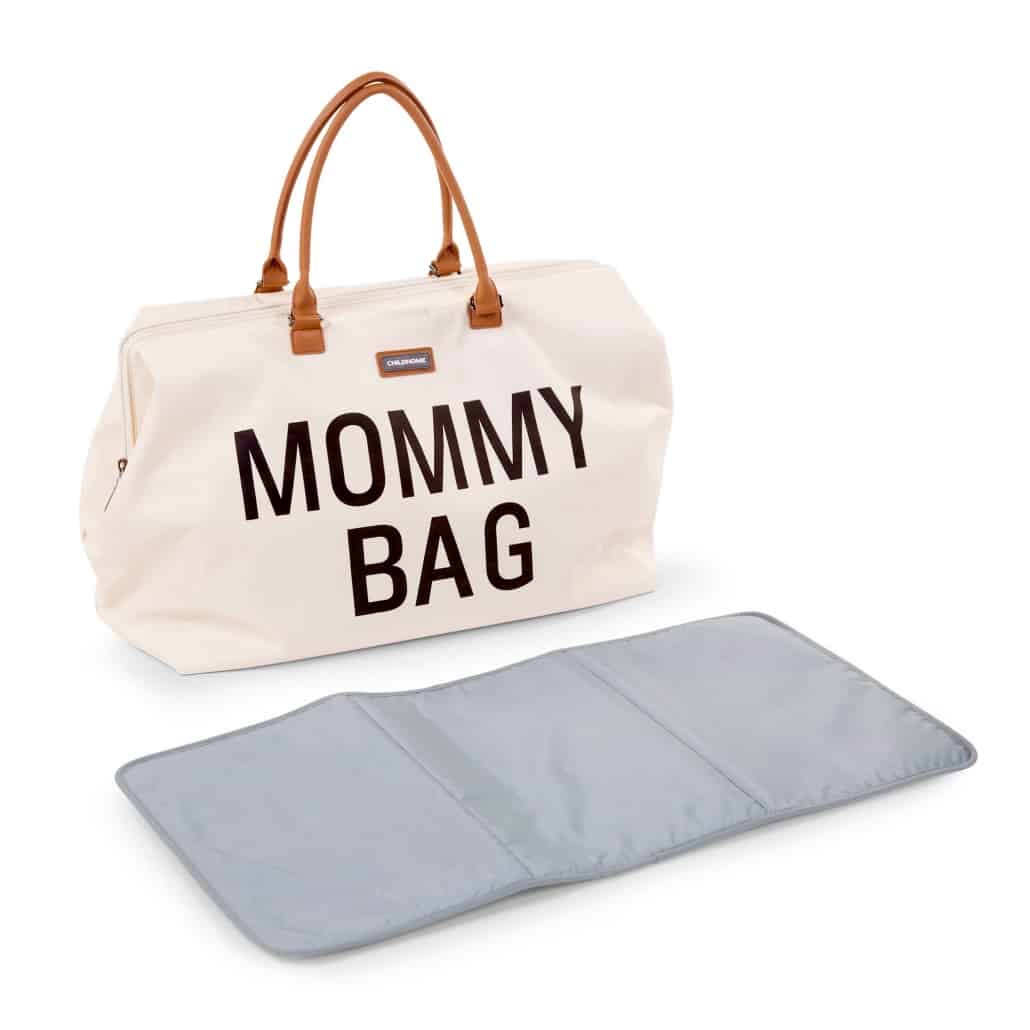 Childhome Mommy Bag Offwhite/black with diaper bag