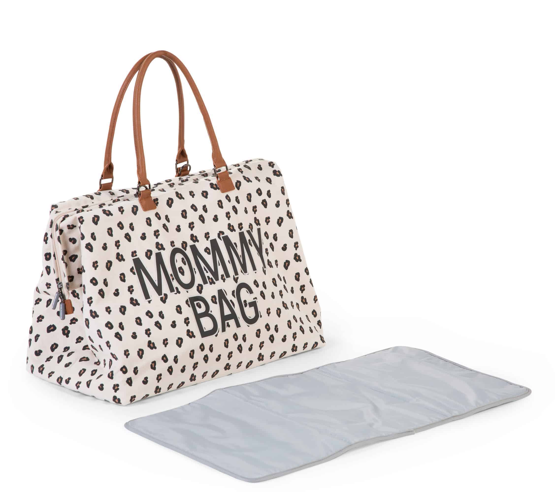 mommy bag canvas leopard changing mat