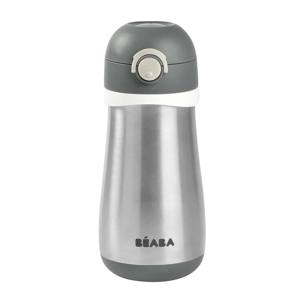 Stainless Steel Kids Water Bottle Charcoal