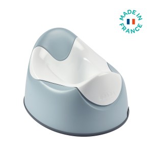 Beaba Ergonomic Potty in Rain with text that reads "Made in France"