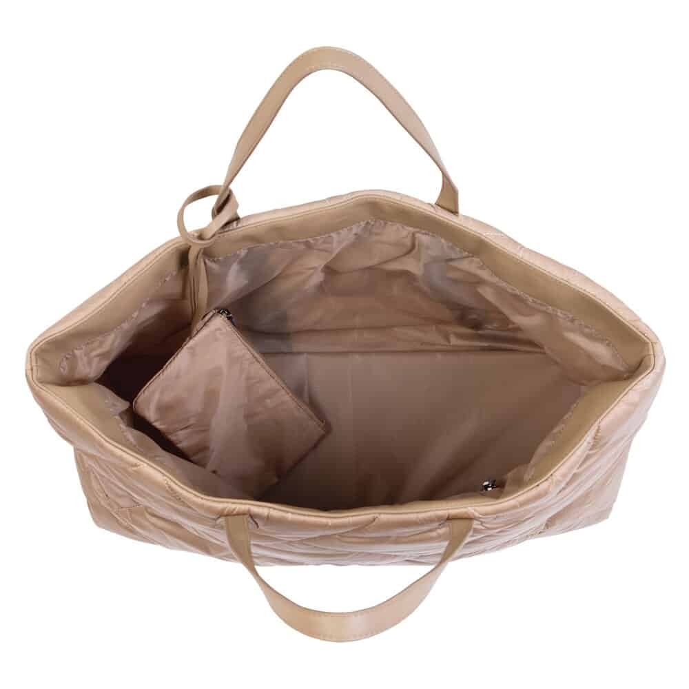 Childhome Family Bag Puffered Beige Top Down