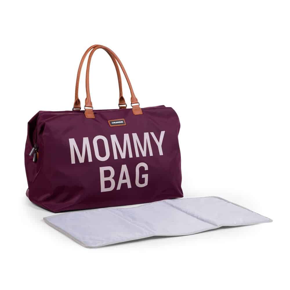 Childhome Mommy Bag Aubergine Changing Mat