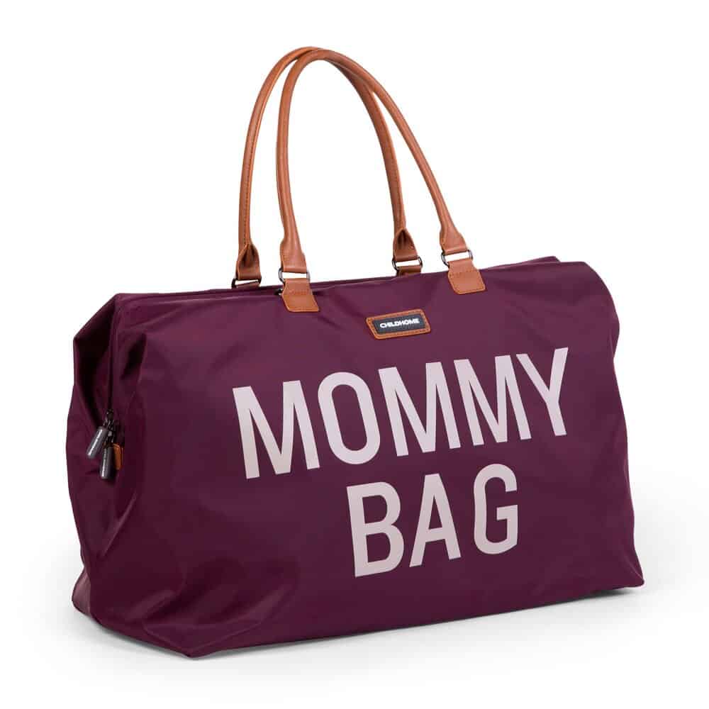 Childhome Mommy Bag Aubergine Side