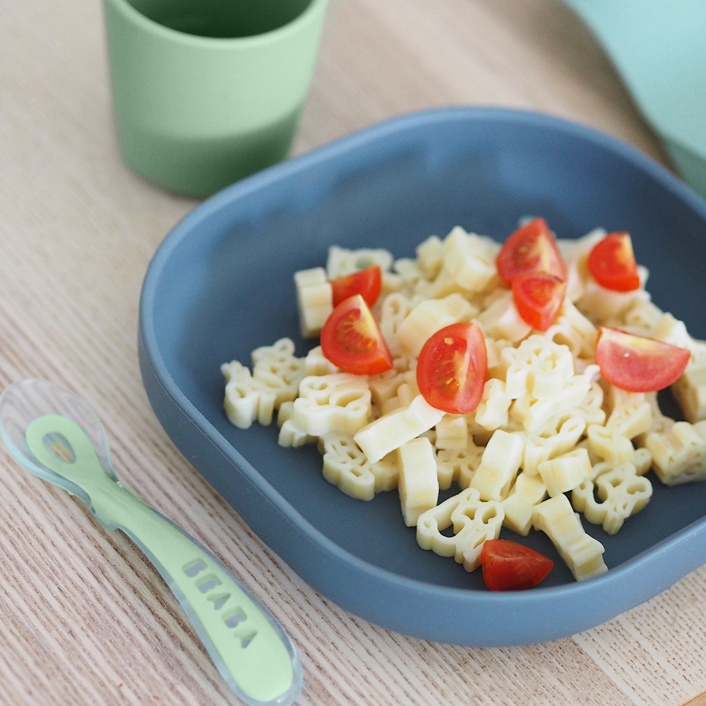 Pasta in Silicone Suction Mealset Sage